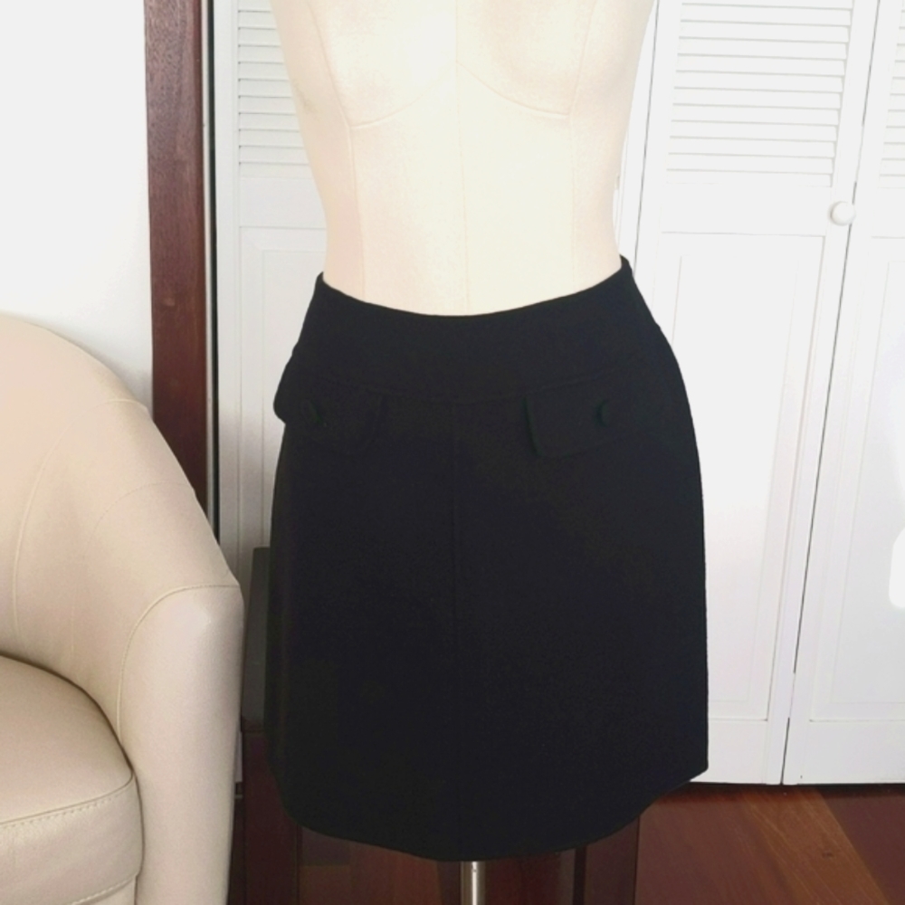 Carole Little Wool Mini Skirt